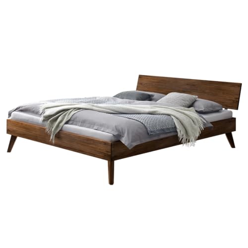 Hasena Trento Bett Ancona Nussbaum massiv 2023 100x200