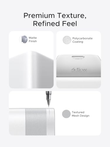 Image of UGREEN Nexode Air 45W USB C Charger Block, Ultra Mini GaN Fast Charging | Foldable Plug, Compact Size (1.21 x 1.21 x 1.42 inches), Premium Texture, for iPhone 17, Galaxy S26 /S25, Macbook Air /Neo /Pro