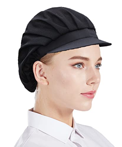 image for Nanxson 3pcs Chef Hat Kitchen Cooking Chef Cap Food Service Hair Nets 