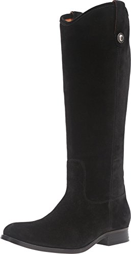 Image of Frye Melissa Button 2 Equestrian-Inspired Tall Boots for Women Made from Hard-Wearing Vintage Leather with Antique Metal Hardware and Leather Outsole - 15 inch Shaft Height