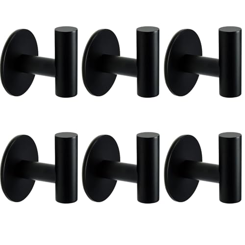 El Mejor Listado de Ganchos infantiles para toallas de baño los más recomendados. 44 6 PCS Ganchos para toallas de baño, Ganchos adhesivos pared 304 Acero Inoxidable, Soport para toallas baño, sin Necesidad de Perforar Agujeros, para Cocina, Cuarto, Oficina...