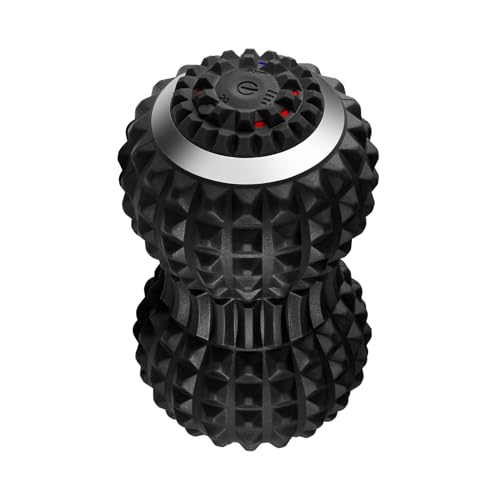 Rodillo de Masaje con Bola Vibratoria | Rodillo para Alivio y Recuperación del Cuello - Estirador Cervical Ajustable,para Casa Viaje Oficina Residencia Gimnasio y Post Entrenamiento