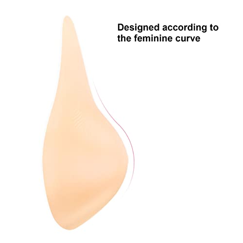 Peito prótese, enchimento de sutiã prótese de silicone, almofada de peito macia feminina, sutiã trav