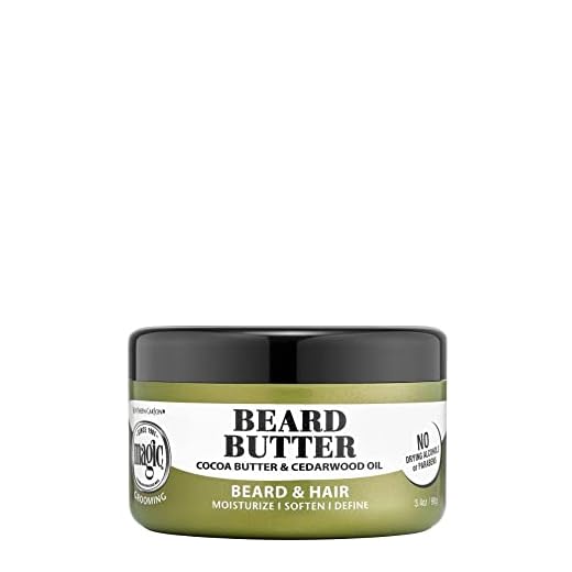 SoftSheen-Carson Magic Men's Grooming Conditioning Beard Butter With Cocoa Butter and Cedarwood Oil, Moisturizes, Softens and Define With No Drying Alcohol, 3.5 ounces