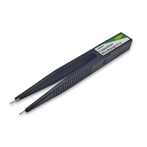 1000V Capacitor Discharge Pen, High Voltage Electronic Discharge Tool with LED Indicator, Compact, Ergonomic, Polarity-Free, Fast Discharging, Safe for Capacitor Maintenance & Repairs