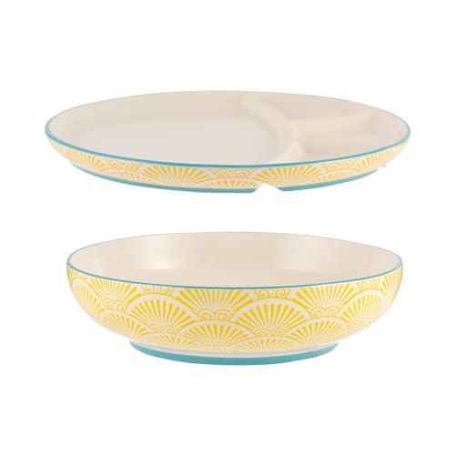 Typhoon World Foods Multi-Cuisine Bowl & Divider Plate Set 850ml