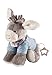 Sterntaler Spieluhr M Esel Emmi – Babyspieluhr aus Flausch & Jersey - Kuscheltier waschbar mit entnehmbarem Spielwerk, Melodie „La Le Lu“ – Einschlafhilfe ab Geburt - zuhause & unterwegs – 20x20x9 cm