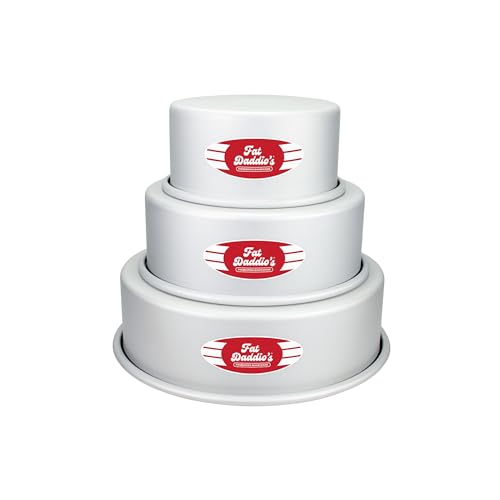 Fat Daddio’s 3-Tiered Round Cake Pan Set