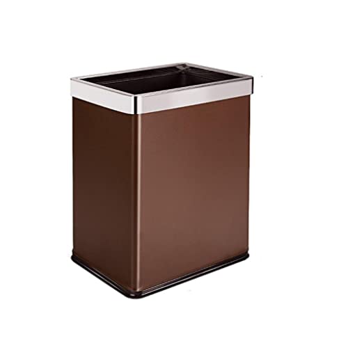 Papeleras Plaza de la basura de la basura de la casa de la sala de estar pequeños Pequeños latas de basura sin cobertura Creativa Simple Ansing Ring Hotel Commercial Habitación Comparte de Garabage Cu