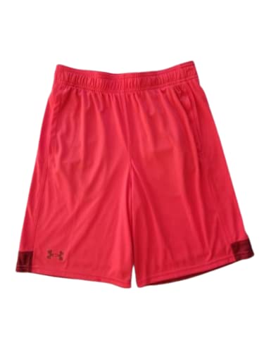 Short UA Velocity garçon vêtement de sport Under Armour rouge coupe droite