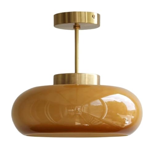 Plafonnier encastré en verre E27 au design nordique épuré