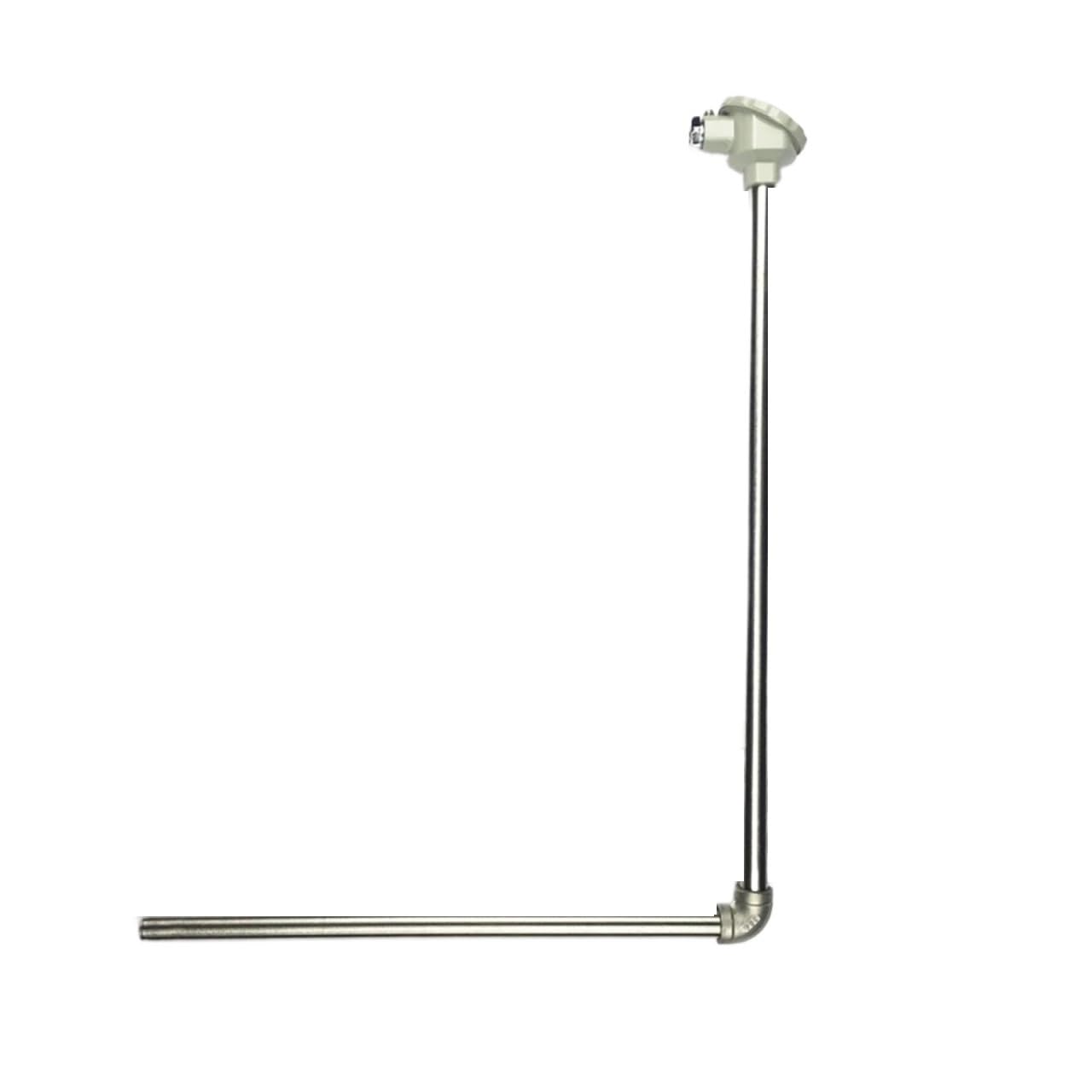 Czujnik temperatury WRN-520K prostokątny termopara, odlew ciśnieniowy, ze stopu aluminium, sonda temperatury do pieca do topienia (niebieski)