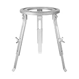 【Uso versátil】: Ideal para laboratorios de secundaria, este trípode ajustable para vasos de precipitados sirve para sostener vasos de precipitados y otros equipos de laboratorio durante los procesos de calentamiento.