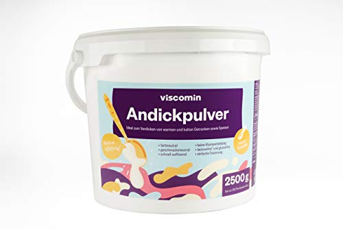 Rheinnatur Viscomin Andickpulver, Verdickungsmittel vegan, für die natürliche Ernährung bei Schluckbeschwerden | 2,5 kg Cover