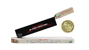 Mango Gangsta - Professional RAW Mango Cutter (MGL1) - w.e.f 29.05.24 Added 1 COMPLEMENTORY MATT Seasoned Iron Blade Sharpening File to Ensure Sharpness at Desired INTERVALS & Ultra Smart Woodblock
