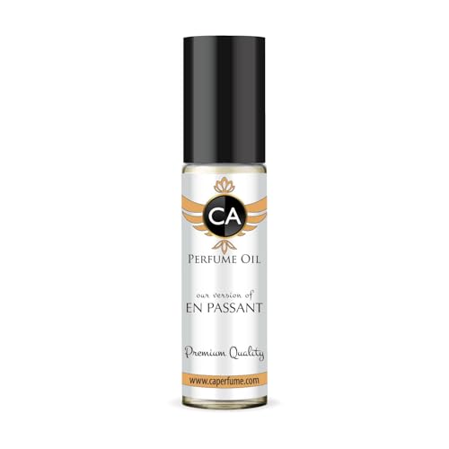 CA Perfume Impression of En Passant Unisex Fragrance Oil Floral Green Scent Long Lasting Perfumes for Women &amp; Men Travel Size TSA Ready Mini Parfum Body Oil Roll-on 0.33 Fl Oz 10ml