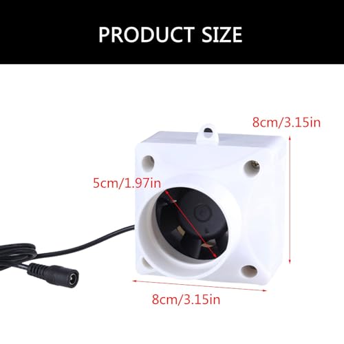 Ventilador de canal de 12V y 50mm extractor de aire para ventilación interior 8