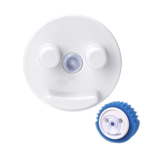 Scrub Sponge Holder for Daddy Mommy Smiley Face Sponge Holder for Kitchen Sink Daddy Caddy Suction Cup Scrub Holder Strong Suction Easy To Install Designed for Round Daddy Mommy Sponges for Cleaning