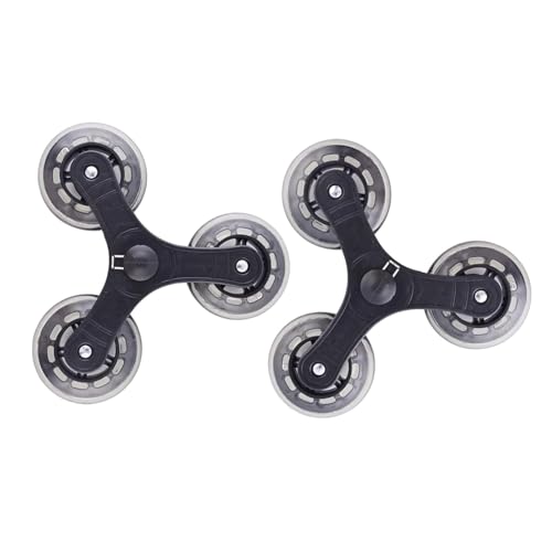 階段昇降用ホイール 三角形アクセサリー 耐摩耗性トロリーキャスター 2個