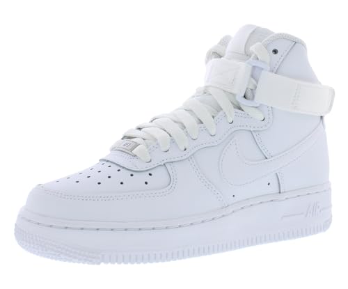 Nike Air Force 1 High LE (Big Kid) White/White