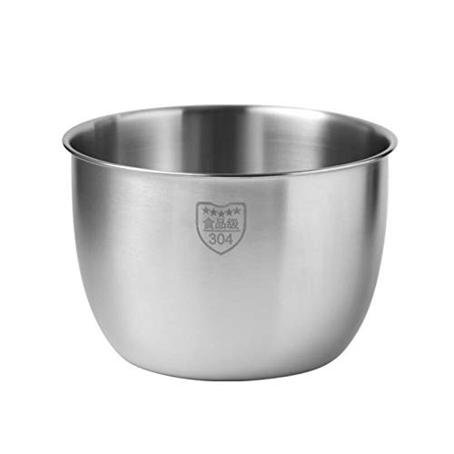 Anlayliay Kitchen Stainless Steel 304 Mixing Bowl Deep Design Cooking Baking Cake Bread Salad Kitchen Mixer Bowl, 3600ML