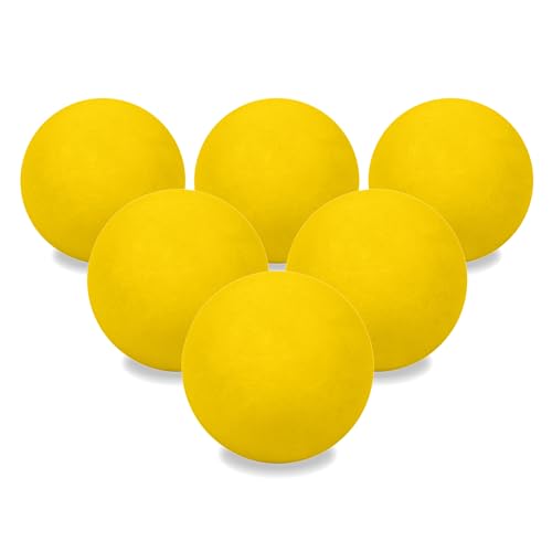 Velocity Soft Foam Practice Lacrosse Balls for Youth Lacrosse Soft Training Balls for College and High School Beginners Indoor Practice Soft Lacrosse Balls Official Size - Yellow 6