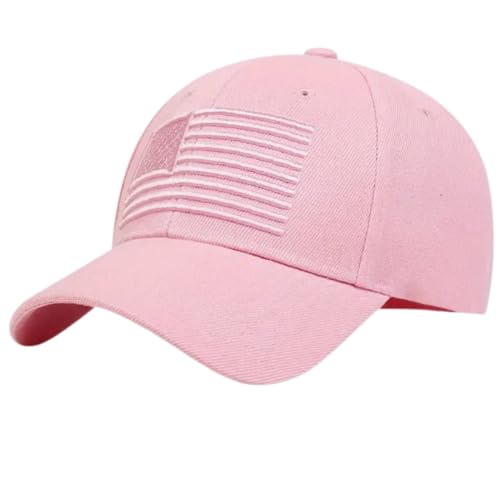 Image of USA Flag Hat American Flag Embroidered Patriotism On Display Comfortable Adjustable One Size Fits Most