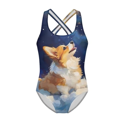 Image of Girls One Piece Swimsuits Size 5-14 Kawaii Gymnastics Leotard for Beach Vacations