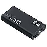☀☀☀ [Bancos de energía de carga rápida PD QC 3.0 de 65 W]: cargador portátil con 2 puertos de salida USB de carga rápida y entrada y salida PD tipo C. El cargador de teléfono portátil puede cargar 3 dispositivos al mismo tiempo, con el cable de carga rápida tipo C y el cabezal de carga PD, cargue completamente el banco de energía en 3-3.5 horas. (Nota: no incluye el cable tipo c ni el cabezal de carga PD. El puerto de carga rápida tipo c admite 65 W y 20 W y más protocolos de carga rápida)