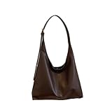 Générique Compatible avec les sacs fourre tout, à main, bandoulière, for femmes, rétro simples et de grande taille(Coffee)