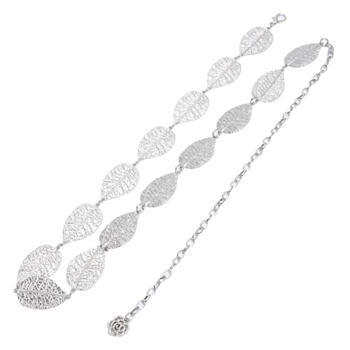 KESYOO Party Waist Jewelry Womens Belts Leaf Shaped Waist Chain Layered Metal Waist Belt Leaf Waist Chain Women Alloy Belt Metal Waist Chain Belt Gold Waist Belt Accessories Bride Fashion