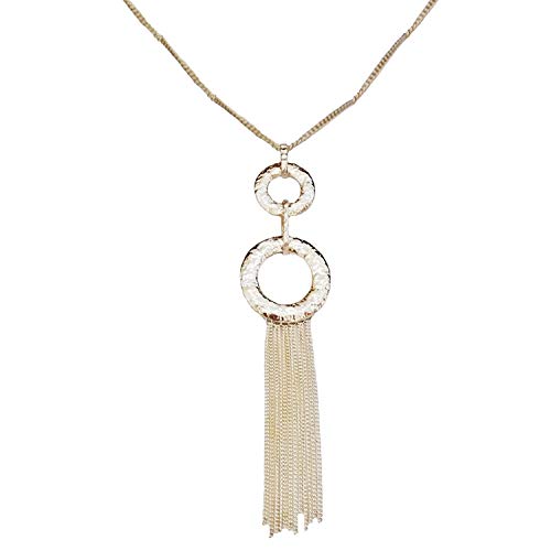 Preisvergleich Produktbild La Loria Statement-Kette Pointed Halskette Silberkette - Boho Festival Style