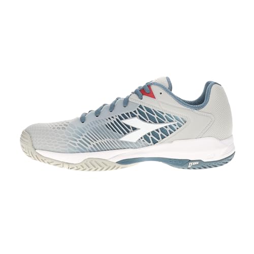 Image of Diadora Mens Speed Competition 7 Plus Ag Tennis Sneakers Shoes - Blue, Grey, White
