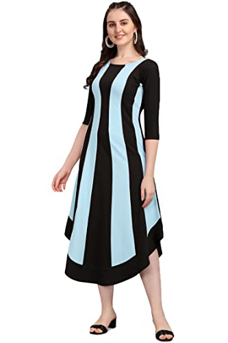 Image of PURVAJA Women's High-Low Maxi Dress(Lucy-522-529)