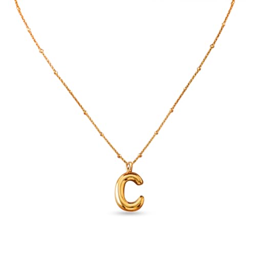 Image of Rubans Demi Fine Stainless Steel Alphabet Pendant CZ Gift for Women & Girls