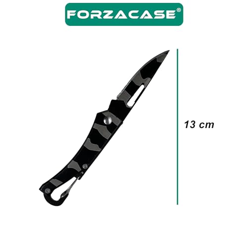 Forzacase Paslanmaz Çelik Ultra Keskin Outdoor Avcılık Kamp Çakısı Kamp Mutfak Bıçağı - FC339