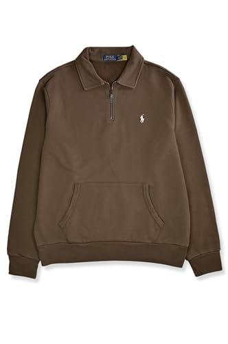 POLO RALPH LAUREN Men's Half Zip Qzip Kangaroo Cotton Pullover