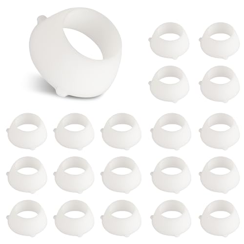 Image of 20 Pcs 16435 Plastic Santoprene Swivel Seal, 1 /2 inch PEX Swivel Cone Washer | RV Water Line Gasket for PEX Fittings or Valves, Perfect Fit Resolve Leaking Issues in The RV, RV Plumbing Accessories