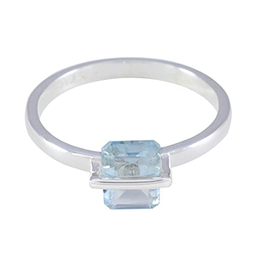 Bague topaze bleue argent 925 femme pour illuminer vos tenues de bureau