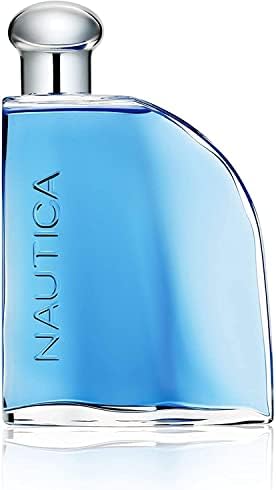 Nautica Blue Eau de Toilette for Men | Long Lasting Fresh Aquatic Woody Cologne | Musk, Sandalwood, Basil, Pineapple & Jasmine | Energetic Marine Masculine Fragrance Spray | Everyday Day Wear Mens Perfume | Ocean Inspired Gift for Him | 100ml