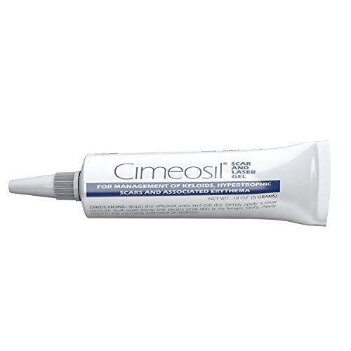 Cimeosil Scar and Laser Gel - Treatment For Keloid & Hypertrophic Scars, Laser & Burns, Reduces Redness, Discoloration & Discomfort (5 Gram)