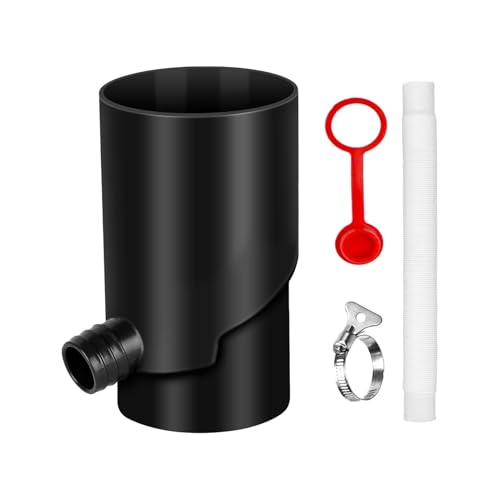 de recogida de agua de lluvia, de recogida de agua de lluvia – Kit desviador barril recogedor de lluvia resistente a la intemperie – de recogida de lluvia portátil para jardinería, barriles para la