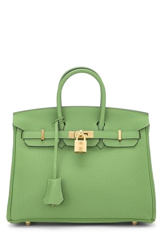 Hermès, Pre-Loved Vert Yucca Togo Birkin 25, Vert Yucca