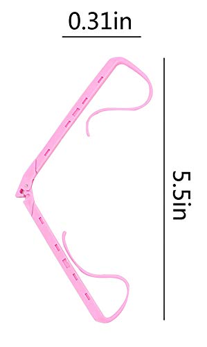 Adjustable Hands Free Reading Bracket Book Pages Holder For Reading Portable Book Stand Support Clamp Foldable Relaxed Book Support Clip For Office Outdoor & Outside Reading Stand (Pink) #TOP2