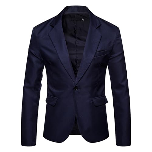 Mens Casual Blazer Lightweight Business Suit Jacket Vintage Classic Textured Basic Tops Work Outdoor Sports Outfits4