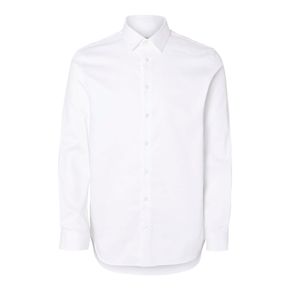 Selected Homme Herren Slhslim-Performance Shirt Ls Noos Hemd (1er Pack)