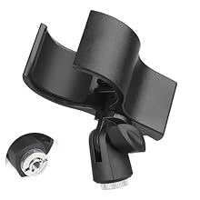 Designed to accommodate various microphone types and sizes, providing adaptable mounting fixes for different setups and equipment The metal connection structure helps minimize unwanted sound disturbances, enhancing by limiting disruptions during voic...