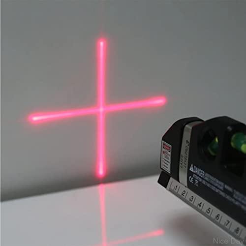 Nivel A Laser Trena 2.5m Nivelador Painel Prateleira Parede