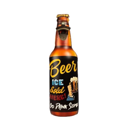 Image of Metal Bottle and Can Opener Beer Ice Sold Here Beer Bottle Opener Wall Mount