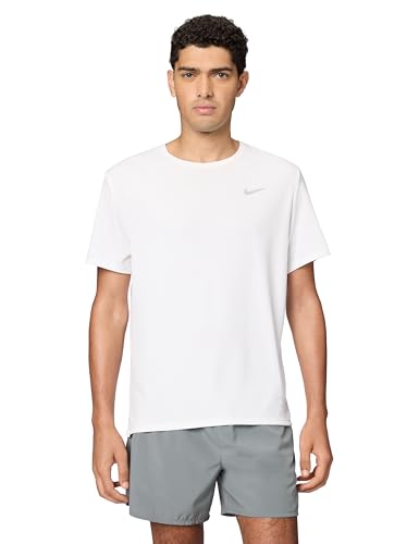 Nike Men's Miler Dri-Fit UV Short-Sleeve Running Top